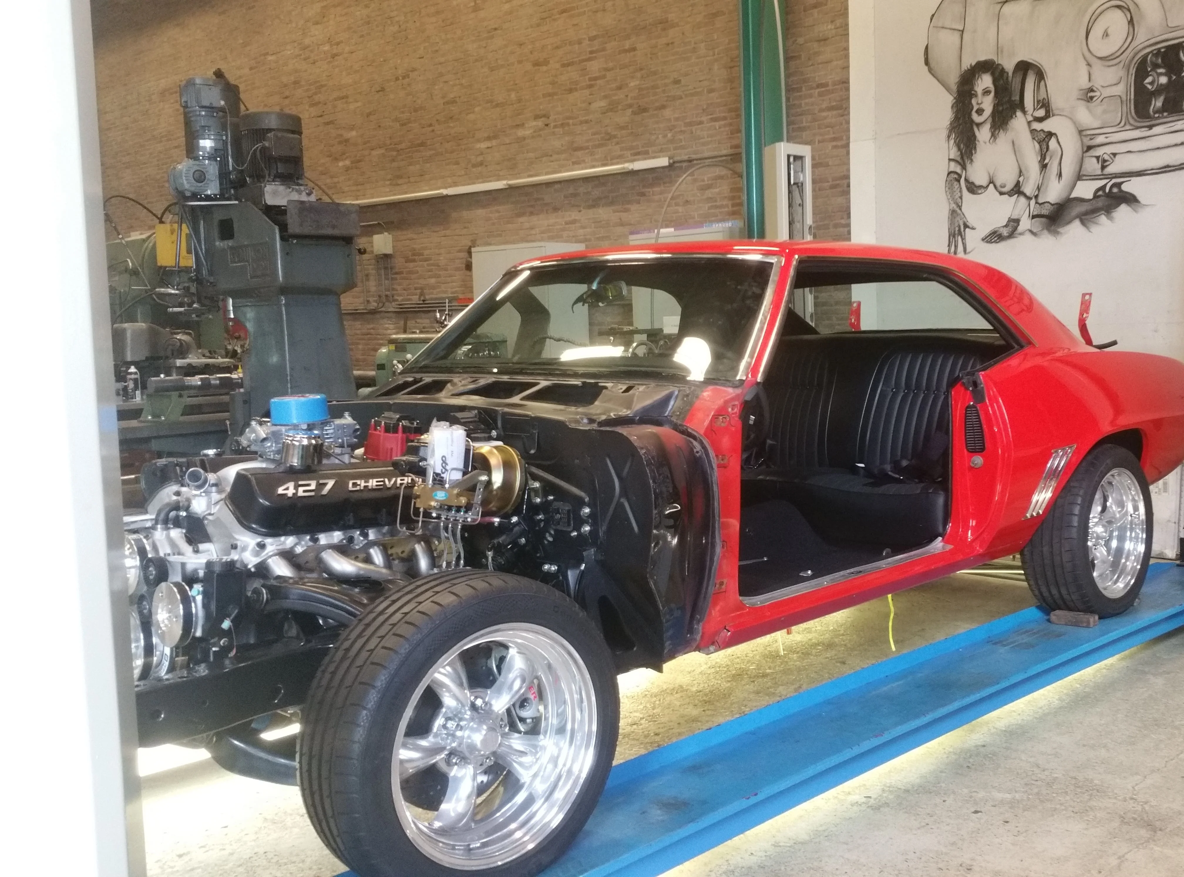 Restauratie Camaro '69 – spuitwerk