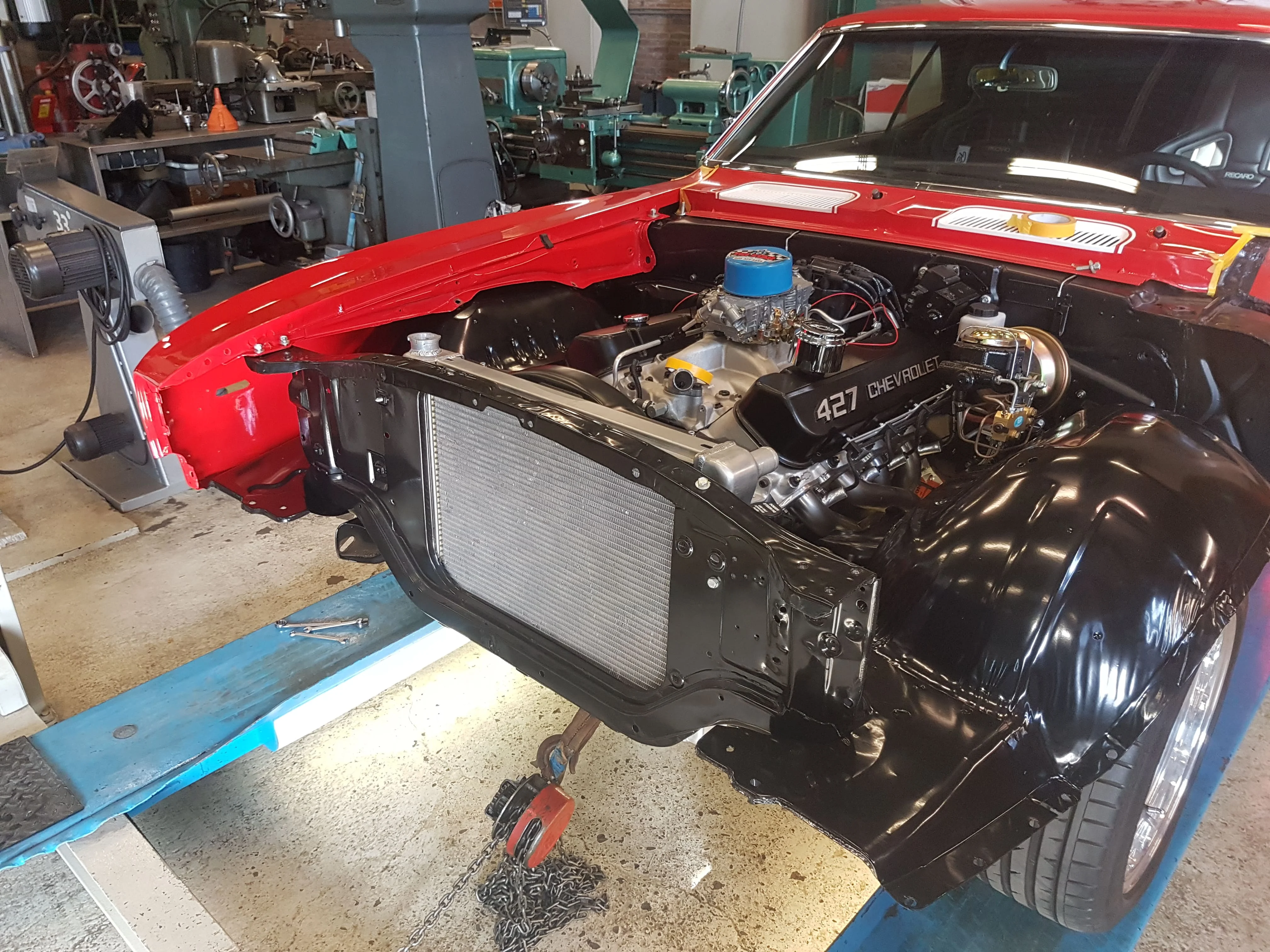 Restauratie Camaro '69 – montage